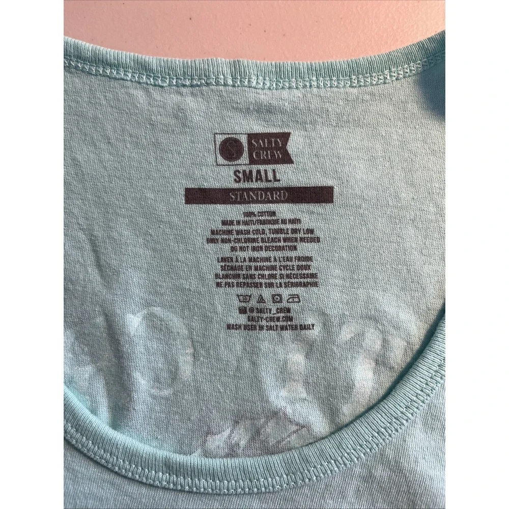 Salty Crew‎ Mens Small Tank Top Sleeveless Logo Fishing Outdoor Adults
